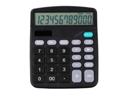 Calculadora De Sobremesa De 12 Dígitos, Pantalla Lcd, Botones Grandes, Alimentada Por Energía Solar Y Pilas, Para Uso Escolar, De Oficina Y Doméstico.