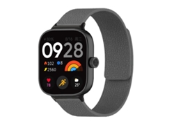 Pulseira Para Redmi Watch 6 / 5 / 4 - Silicone Macio Magnético - Textura De Lichia
