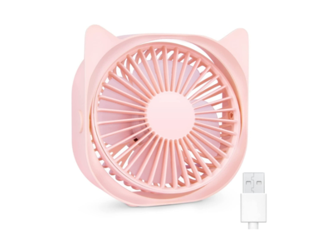 Mini ventilador YIZHOOD Fans219 Rosa