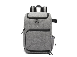 Mochila multifuncional para cámara fotográfica Cuich, impermeable y extraíble (gris)