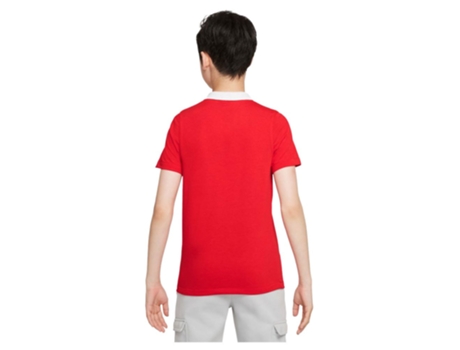 Polo de Niño para Fútbol NIKE Dri Fit Park Rojo (10/12 Años)