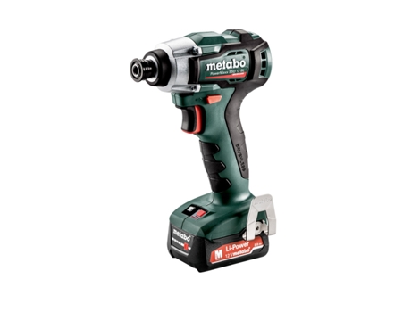 METABO PowerMaxx SSD 12 BL Atornilladores de impacto de batería/12V 2x Ion de litio; Cargador SC 30; METABOX 118