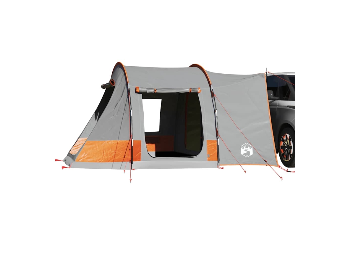 Tienda de campaña impermeable para 2 personas, gris/naranja