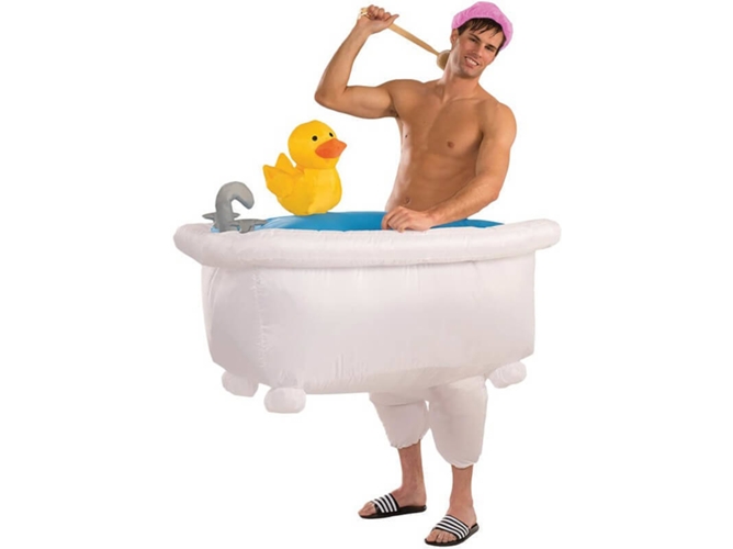 Disfraz Unisex DISFRAZZES Disfraz Hinchable De Bañista En Bañera (Talla: Talla Universal)