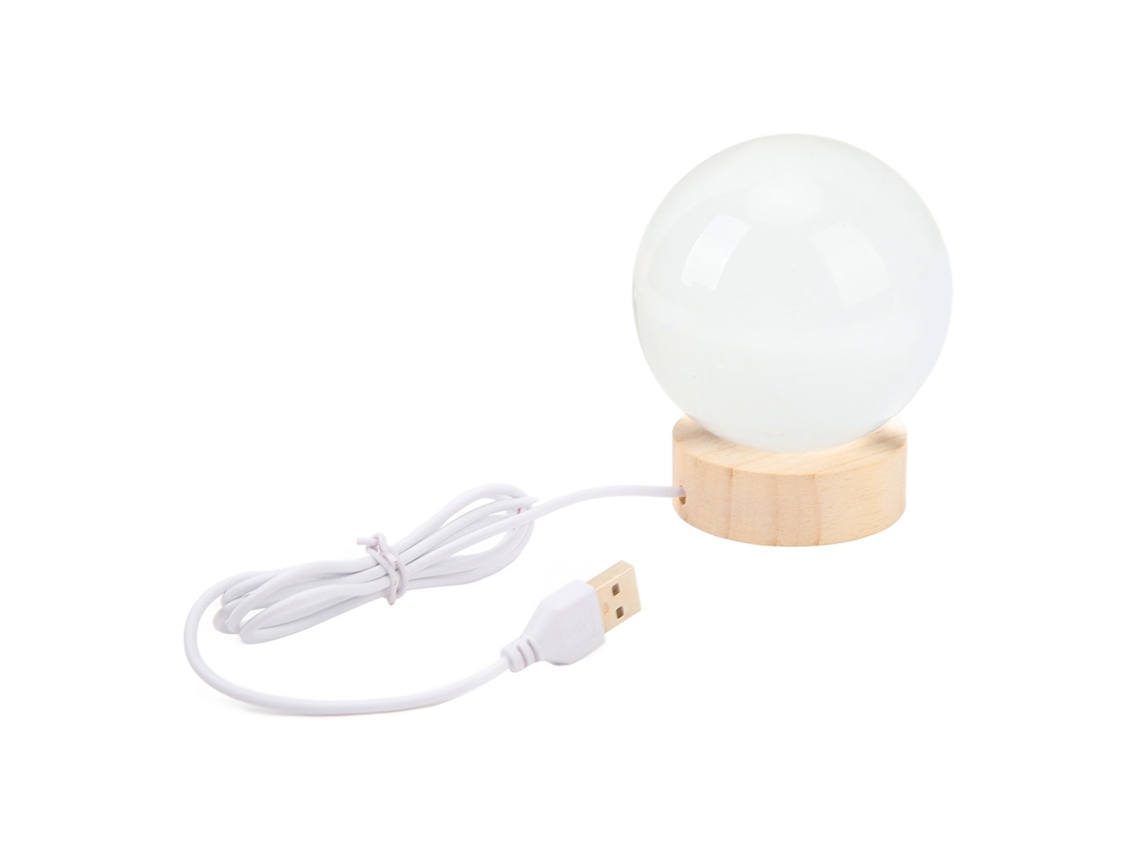 2026-adorno De Bola De Cristal Ballena Con Base Iluminada Colorida Esferica Lámpara De Noche Creativa Para Niños Adolescentes Niñas Y Niños