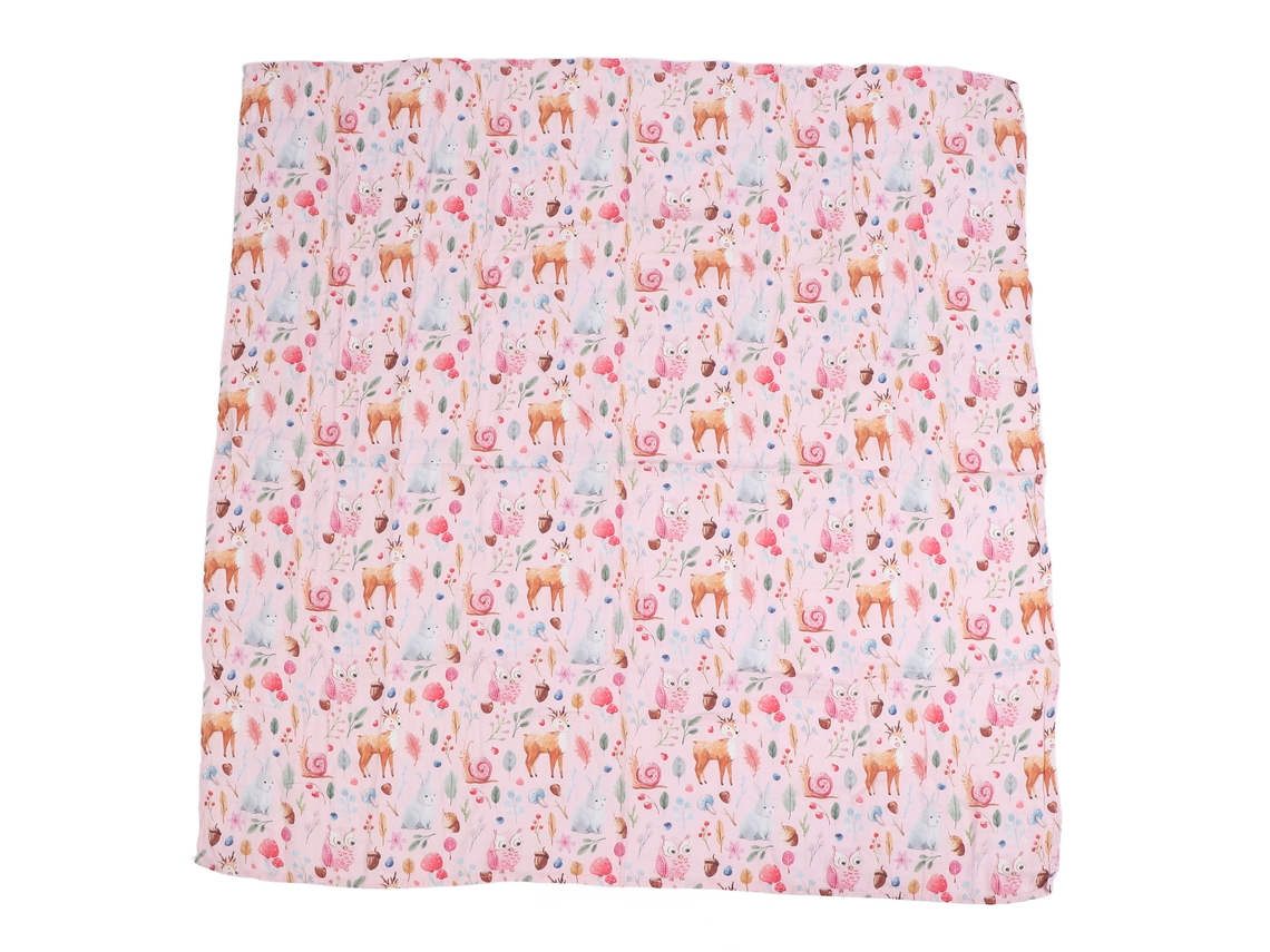 Manta Para Bebé De Fibra De Bambú Y Algodón, Toalla De Baño Con Bonitos Estampados, Versátil.