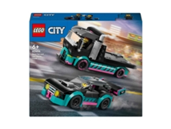 LEGO City: Carro de Corrida e Camião de Transporte de Carros 60406 (328 peças)