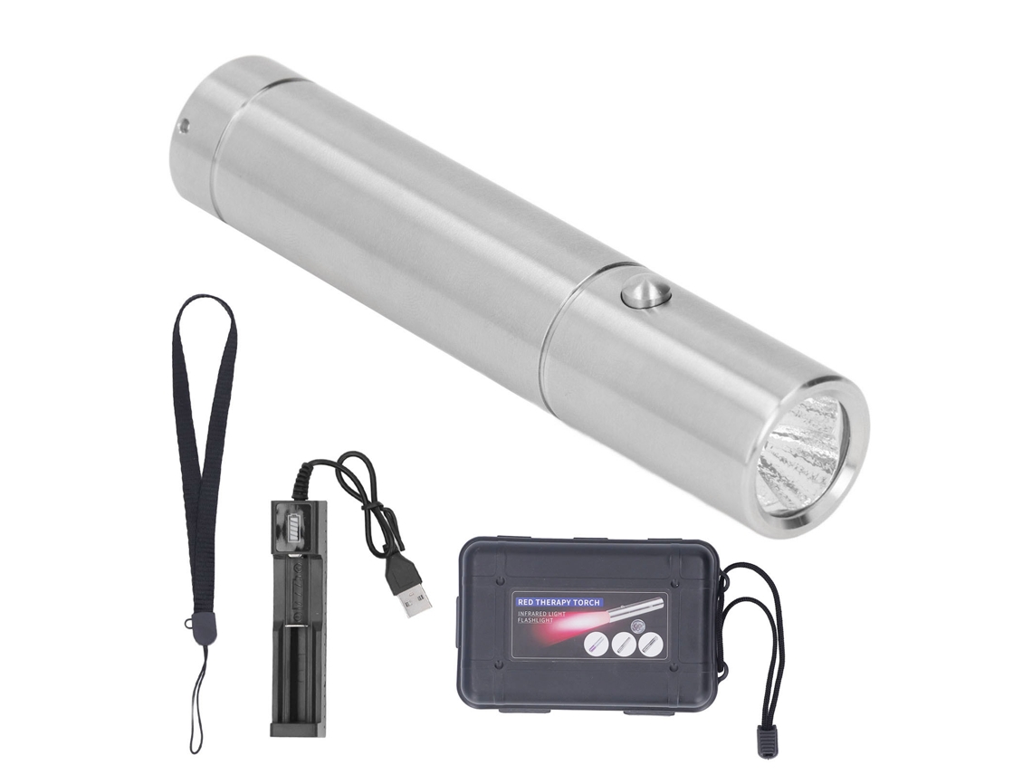 Yncm2026-linterna Led De Luz Infrarroja Con Terapia Roja 630 660 850nm Para Aliviar Dolores En Articulaciones Y Músculos