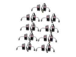 Adaptador de cable coaxial con conector BNC para balun de vídeo pasivo, 9 pares, cámara CCTV, CHABERLU