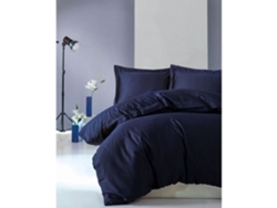 Juego De Cama Funda Nórdica 220 X 240 Cm 2 Fundas De Almohada 60 X 60 Cm Satén De Algodón Azul Youdoit