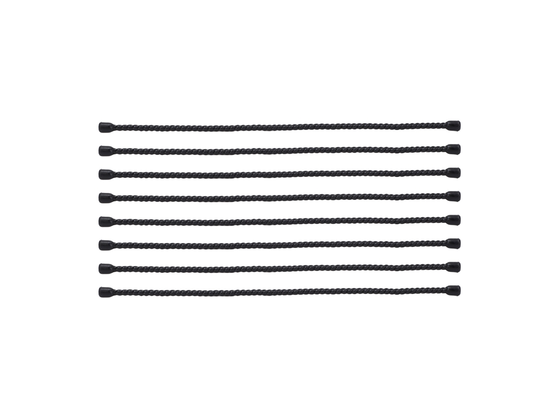 8 Bridas De Silicona Flexibles E Impermeables De 12 Pulgadas Para Atar Y Asegurar Cables.