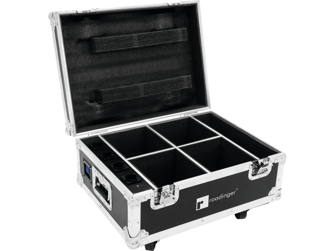Maleta Transporte ROADINGER 4x Akku Up-4 Quickdmx With Charging Function
