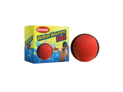 Pelota saltarina roja y negra para agua
