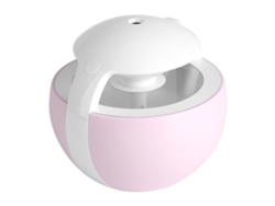 KOFIHETY Humidificador de Aire 450ml Portátil USB para Coche, Casa y Oficina con LED Rosa
