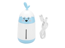VVJIJILLY Umidificador USB portátil de 200 ml, mini difusor de ar anti-ressecamento para carro e escritório, azul