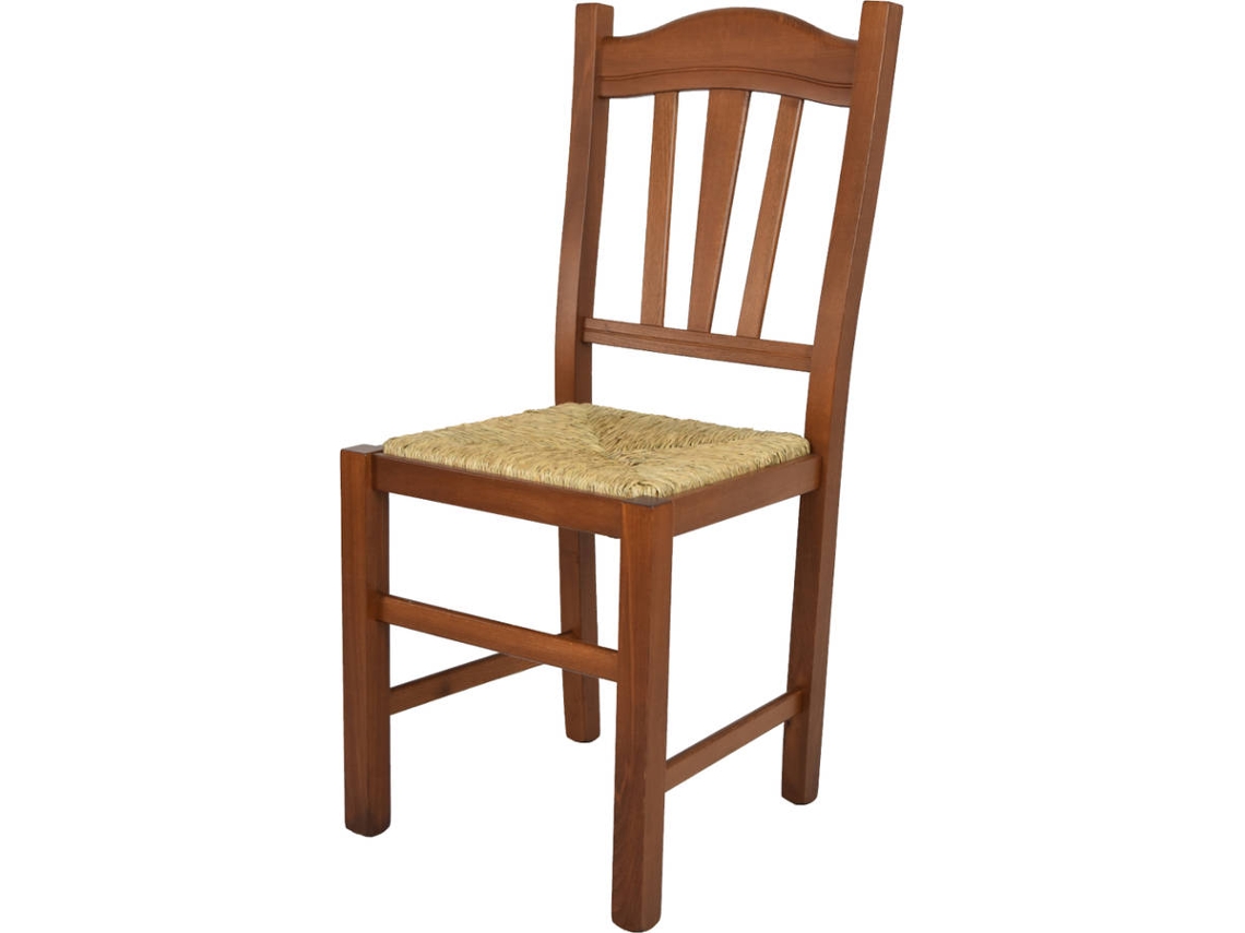 Cadeira T M C S Silvana (Castanho Noz Claro - 94x44x50 cm - Madeira)