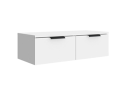 Armarios de pared MAISON EXCLUSIVE en derivados de madera blanca (68x30x20 cm)