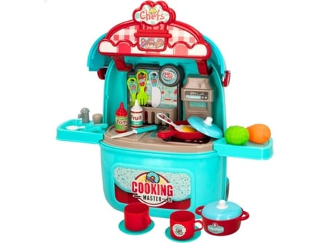 Cocina de Jugar CB TOYS Portátil 2 en 1 con Luz Y Sonido My Home Colors (Edad Mínima: 2 Años - 45x46x23.5 cm)