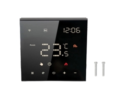 Termostato Inteligente Black Me82 Led Touchscreen Controle App Aquecimento Residencial 100-250vac