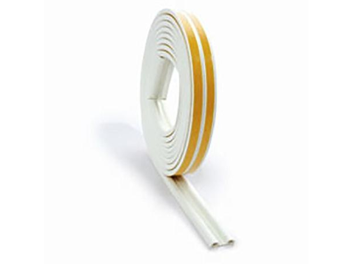 Burlete Brinox para puertas y ventanas (6 m, P, blanco)