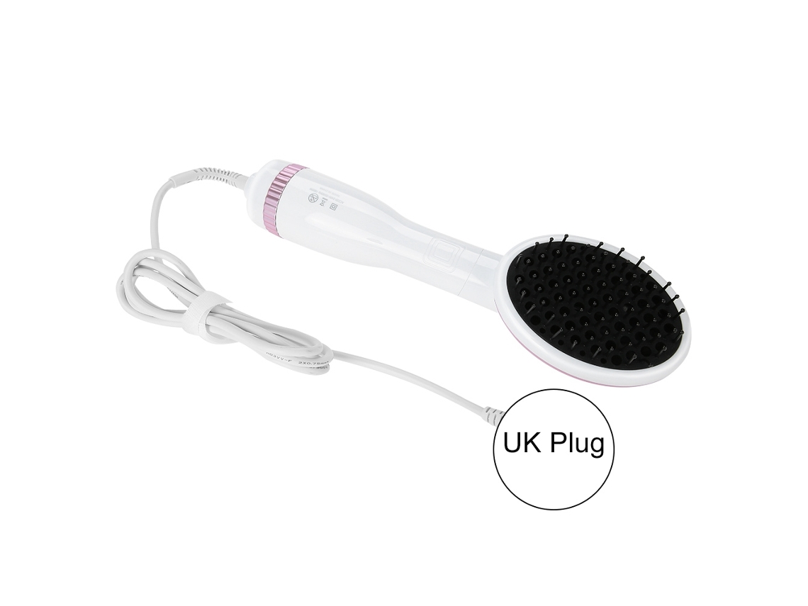 Secador De Pelo Eléctrico 2 En 1 Cepillo Iónico Plancha Para Pelo Cepillo Desenredante