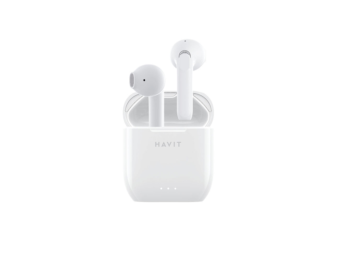 Auriculares Bluetooth HAVIT Tw948 (In Ear - Micrófono - Blanco)