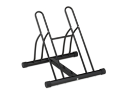 Suporte De Bicicletas Relaxdays, Metálico Para 2 Bicicletas, Pneus Até 60 Mm, Hbt: 57 X 60,5 X 55 Cm, Interno, Preto
