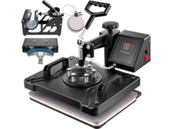 Prensa térmica 5 en 1 de 30 x 38 cm con control digital, rotación de 360° y accesorios Tekmaquinas