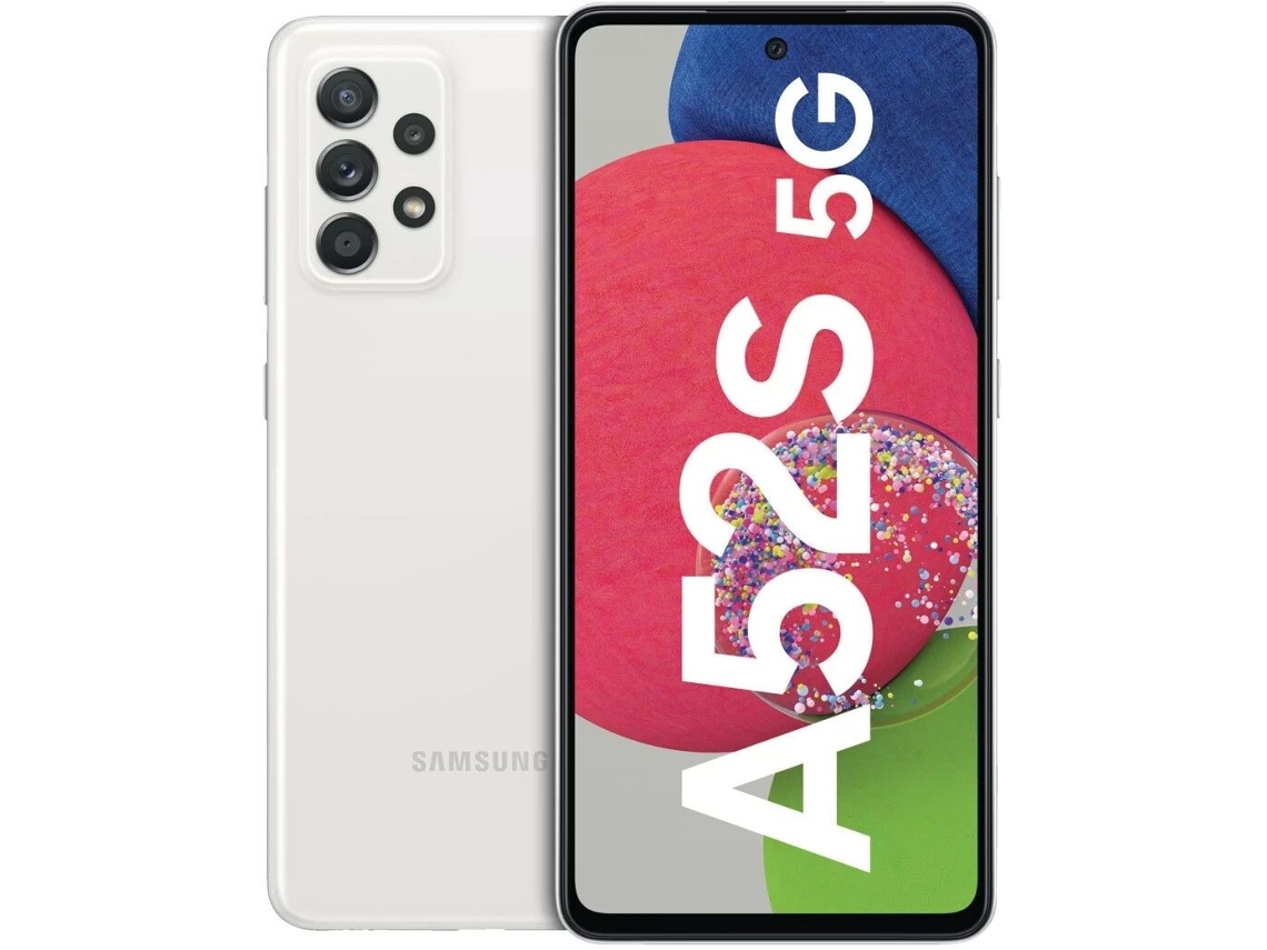 Smartphone SAMSUNG Galaxy A52S 5G (Reacondicionado Como Nuevo - 128 GB - Blanco)