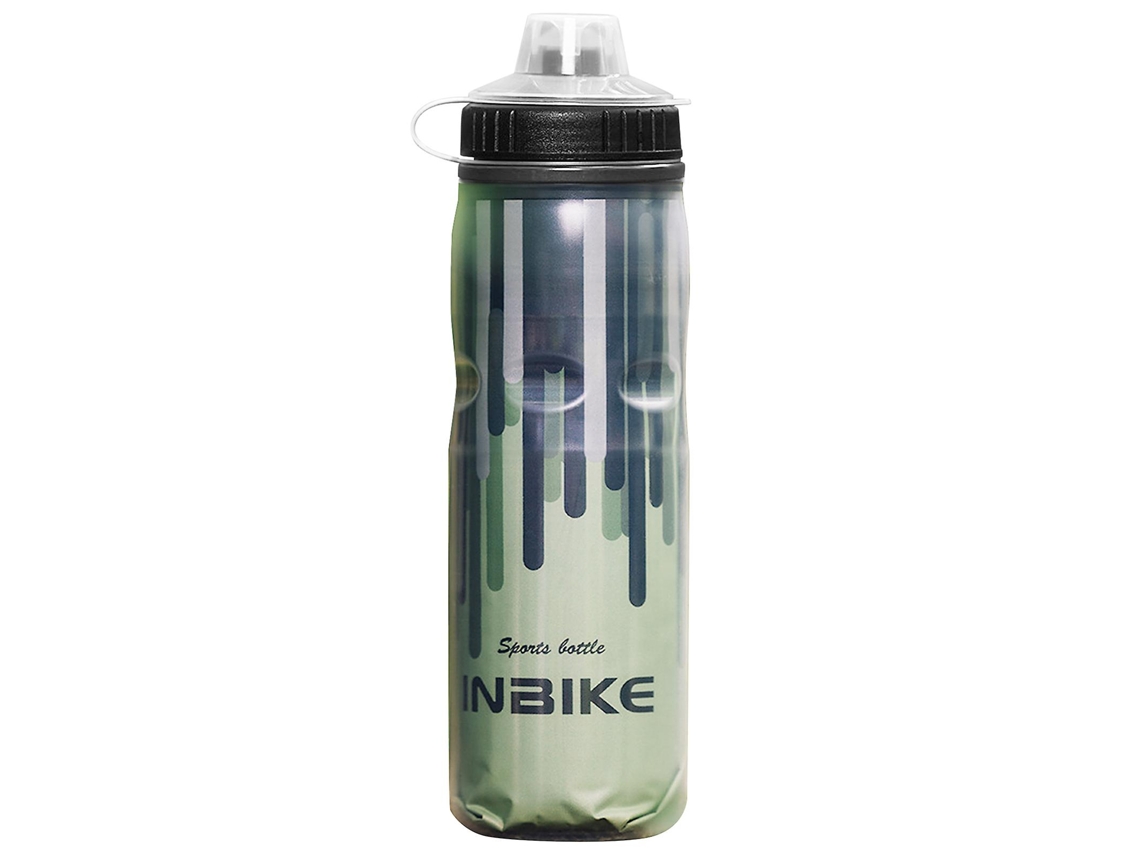 Botella De Agua Deportiva Aislada Para Mountain Bike Con Funda Contra Polvo Rosewell