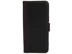 Capa De Couro Anti-choque Corporal Completa Com Ranura Para Cartão Para Iphone 12pro Max Preto
