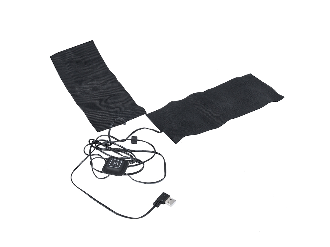 Chaqueta Eléctrica Calefactable 2 En 1 De 5 V Y 2 A Con Panel Calefactor Y Temperatura Ajustable Para Invierno.