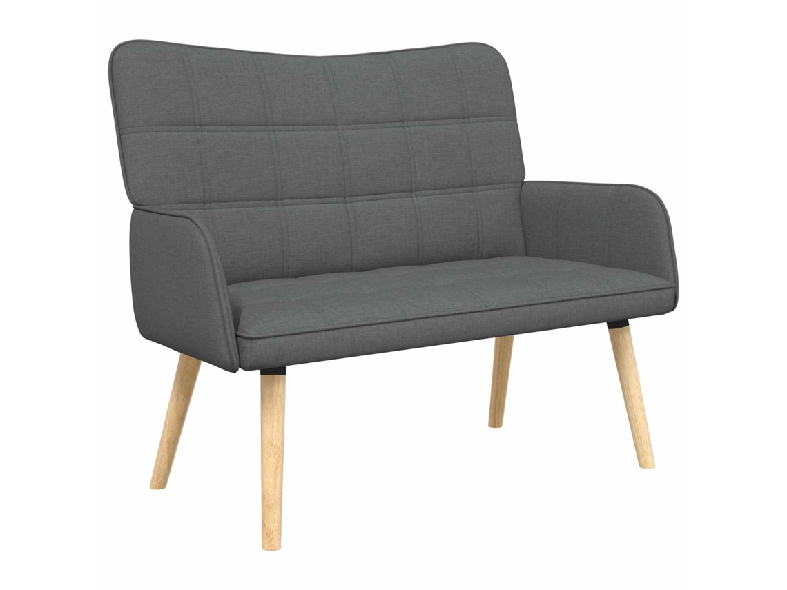 Maison Exclusive - Sofá De 2 Plazas Gris Oscuro 115 X 61 X 87 Cm Tela