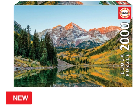 Puzzle EDUCA 2000 Maroon Bells EUA (Edad Mínima: 12 Años - 2000 Piezas)