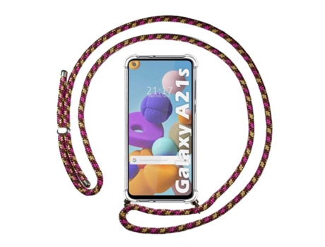 Carcasa Samsung Galaxy A21s TUMUNDOSMARTPHONE Colgante Rosa