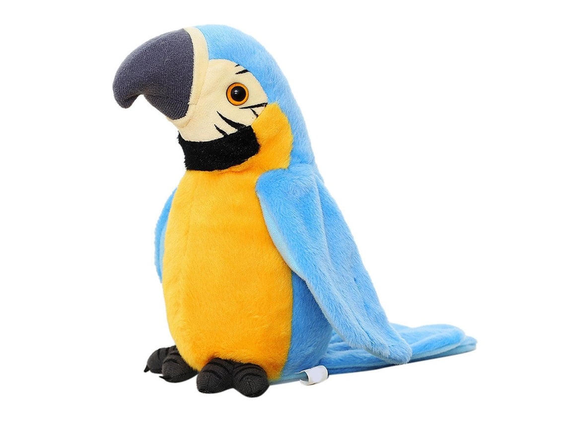 Loro Eléctrico De Peluche Que Habla: Repite Lo Que Dice. Regalo Para Niños.