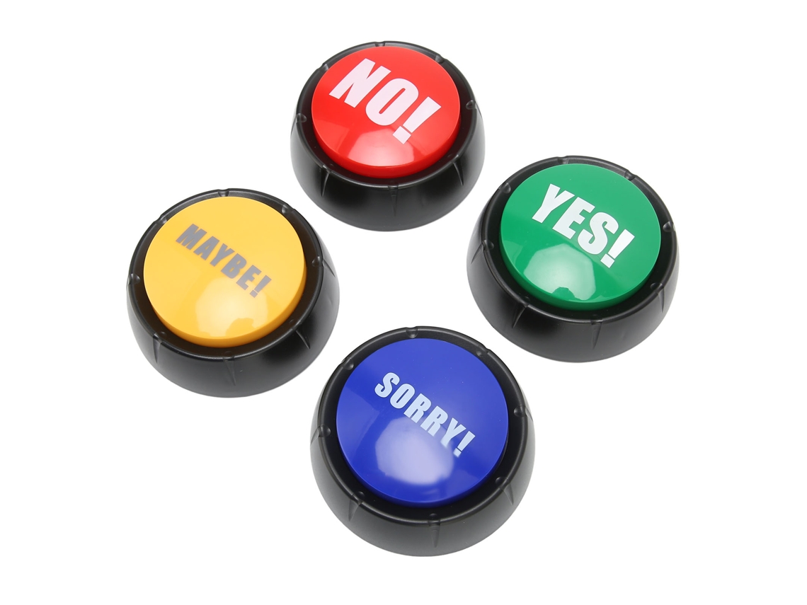 4 Botones De Comunicación Para Perros Con 4 Efectos De Sonido, Zumbador De Entrenamiento Para Gatos Y Perros.