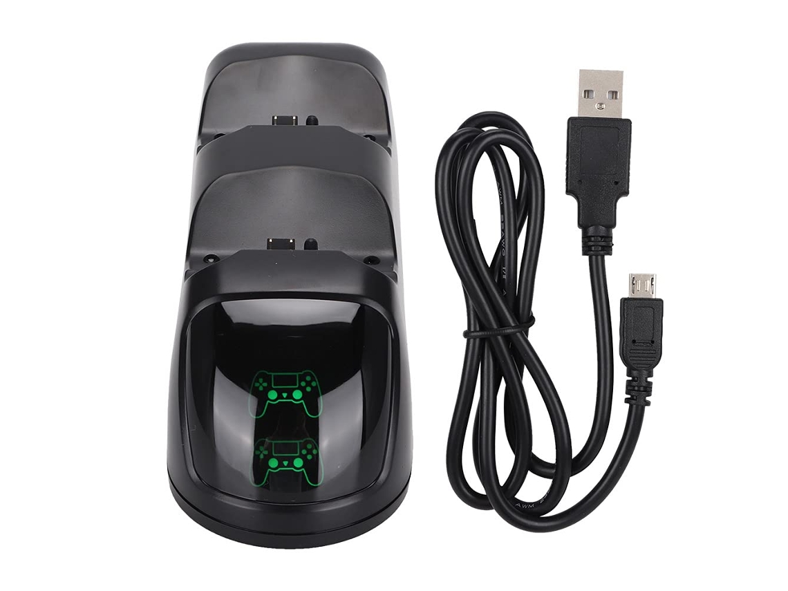 Mango Usb Cargador De 5 V Con 2 Puertos E Indicador Led De Carga Para One/one S Handle