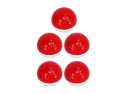 HYMNORA Conjunto De 5 Bolas De Treino De Golfe 2 Cores Bolas De Prática De Putting Bola De Golfe De Dupla Camada Para Presente Em Casa Hotel