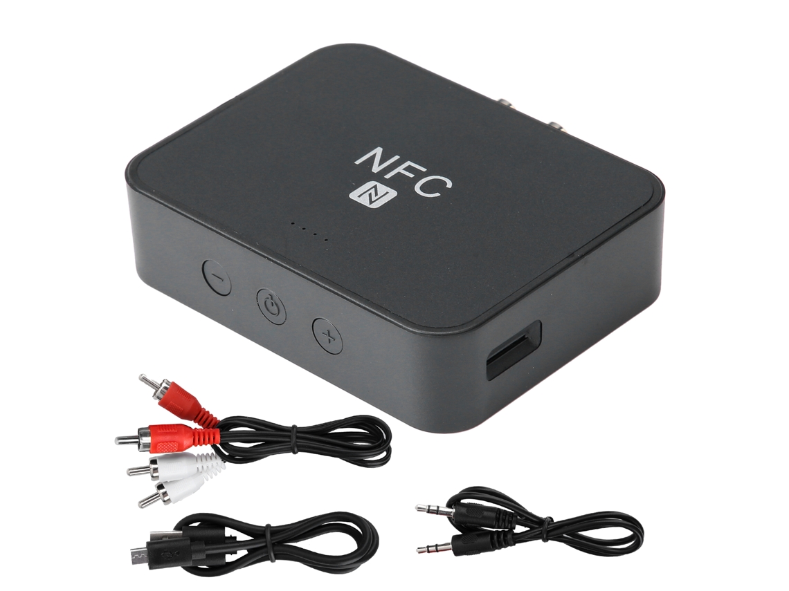 Receptor De Áudio Bluetooth 5.0 Com Nfc, Adaptador Estéreo Sem Fio Para Alto-falantes, Carro E Casa - Yetr6