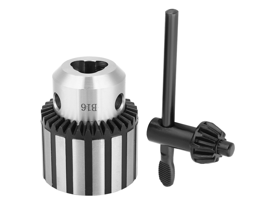 Llave Para Portabrocas Con Llave B16, Robusta, De 3 A 16 Mm, Para Grifos Y Taladros De Banco.