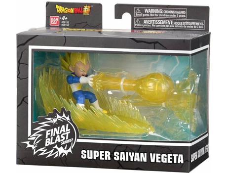 Figura BANDAI Super Saiyan Vegeta Dragon Ball FinalBlast (Edad Mínima: 4)