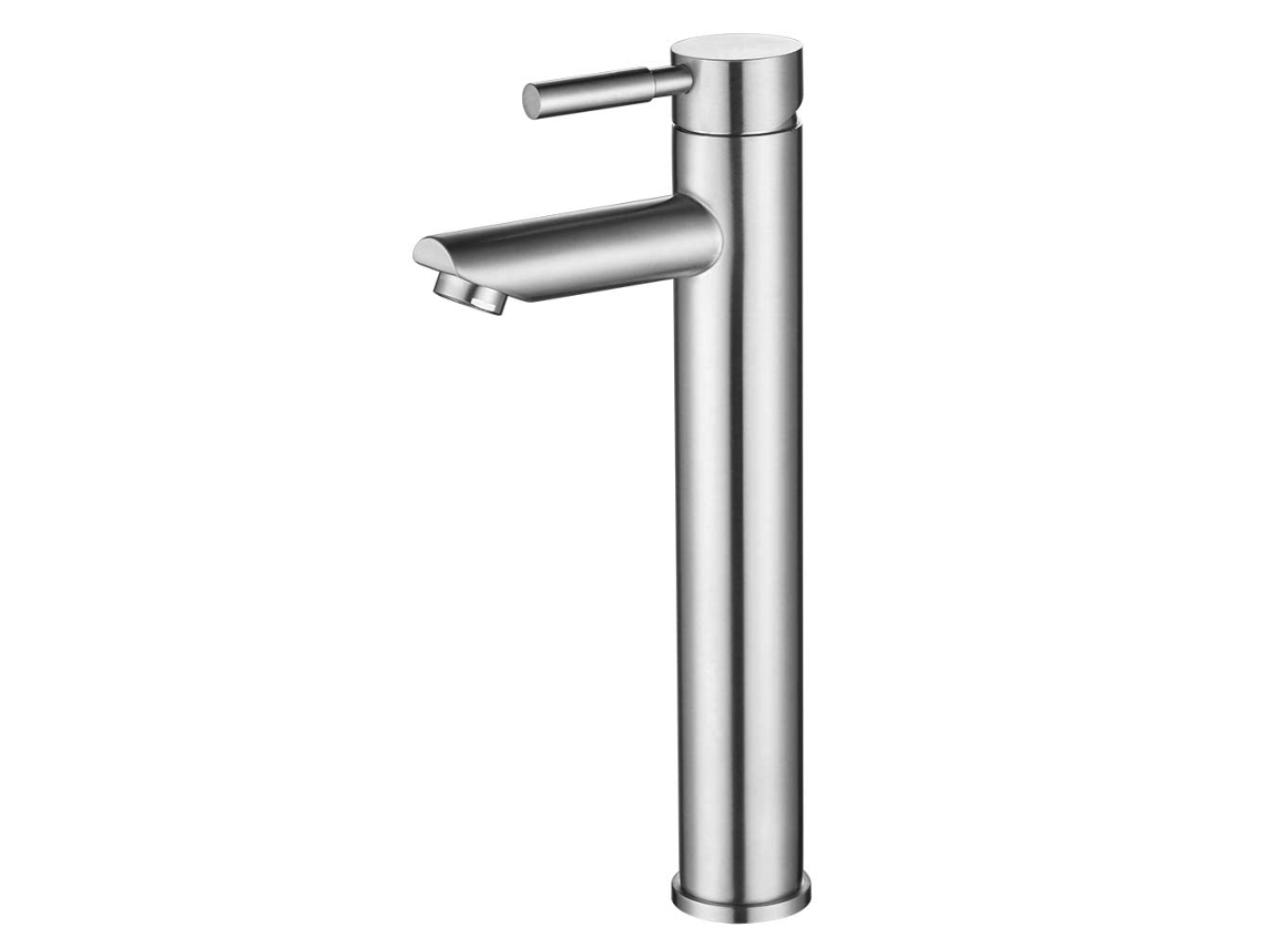 Grifo De Lavabo Alto 20 En Latón Cromado, Colección Erymanthe