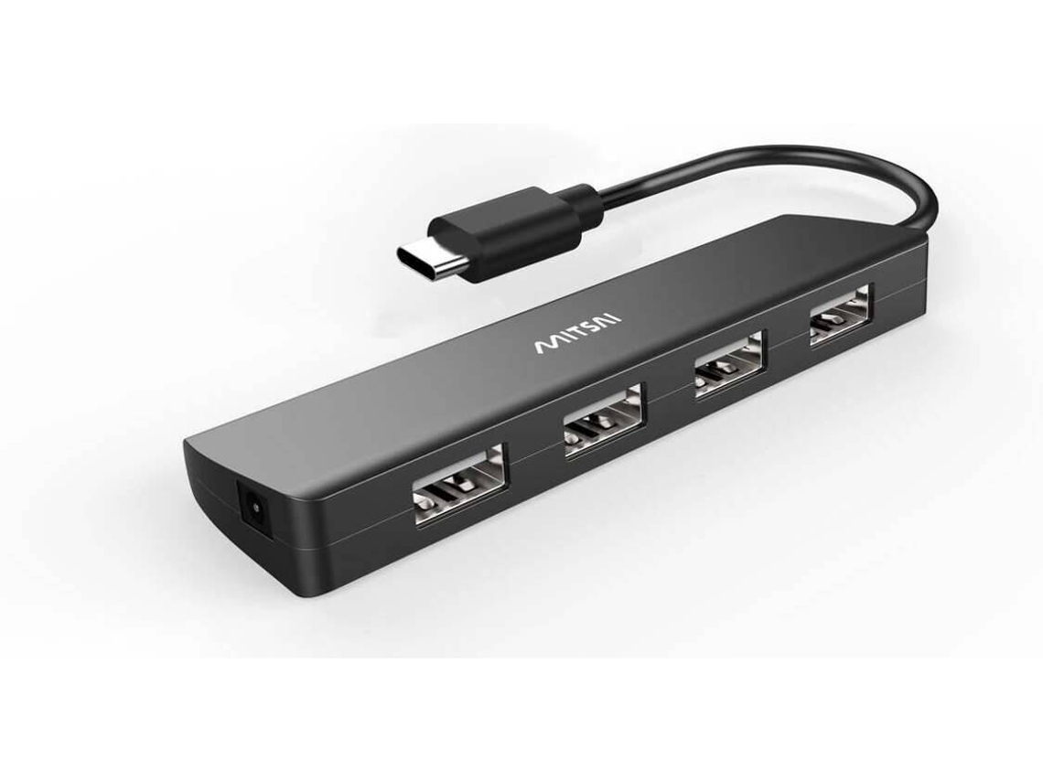Hub MITSAI 4 Puertas (USB-C - USB)