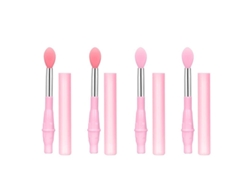 4 Pinceles De Silicona Reutilizables Para Labios, Aplicadores Para Labial, Máscara De Labios Y Sombra De Ojos.