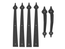 Manija Decorativa De Acero Al Carbono Para Puerta De Garaje Con Bisagra - Home Hardware