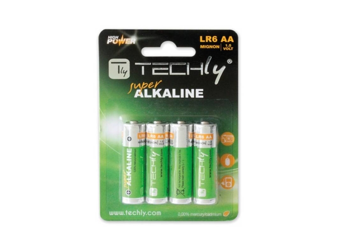 Pilas TECHLY LR06 AA 1.5V