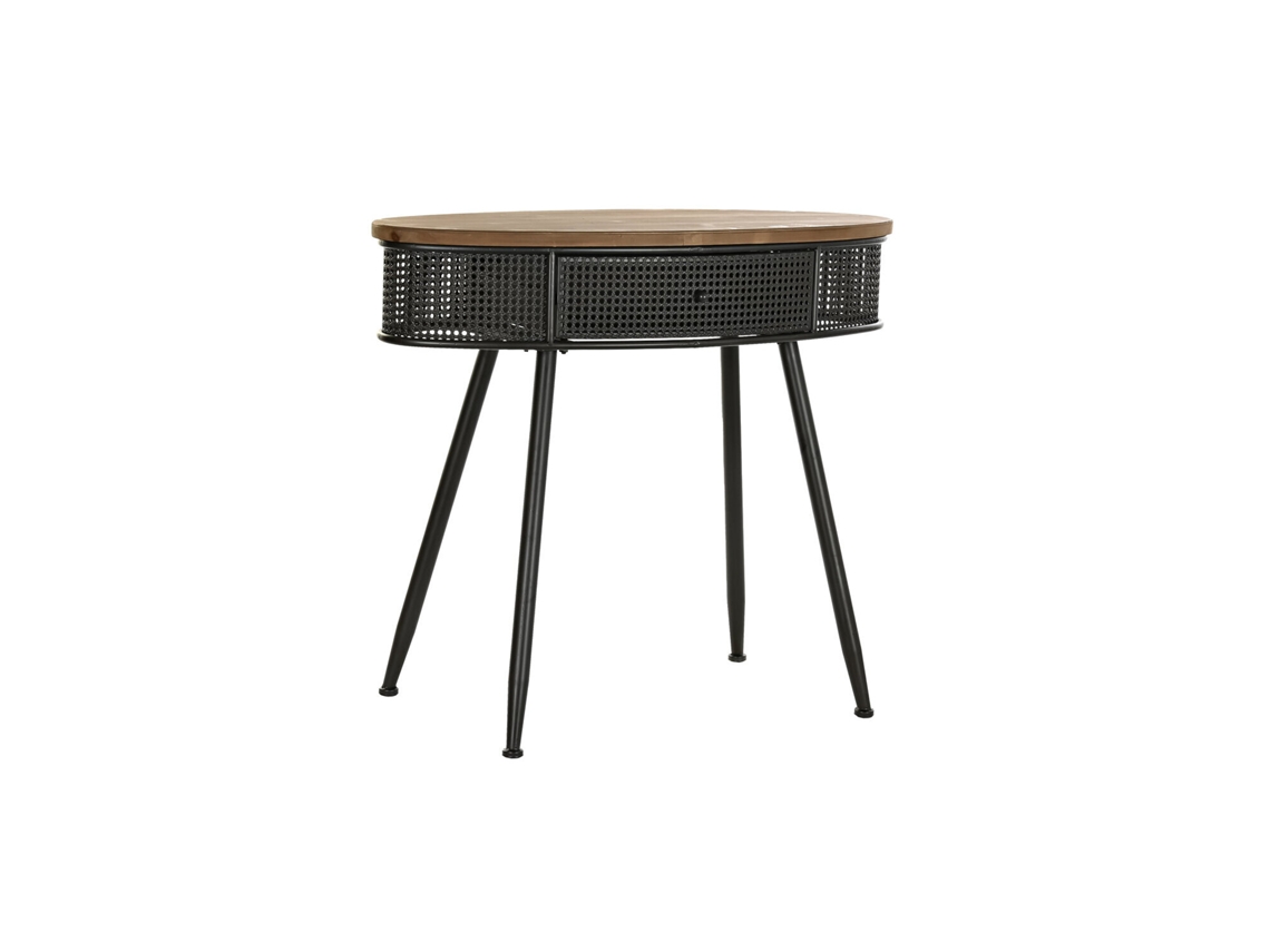 Consola Abeto Metal Negro 90,5x39x78cm