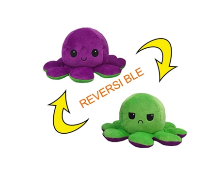 Muñeca Plegable de Doble Cara Para Niños, Peluche Suave, Transforma Un Relleno Interesante R