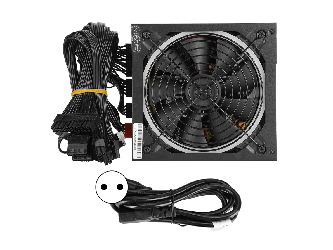 Fuente De Alimentación Para Ordenador (totalmente Modular, Ventilador Rgb De 14 Cm, Potencia Nominal De 500 W)